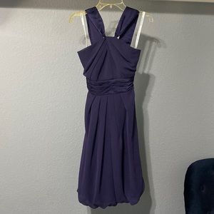 David’s bridal dark purple dress - girls 14